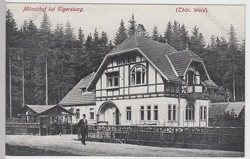 (101220) AK Elgersburg, Mönchhof, Thüringer Wald, vor 1945