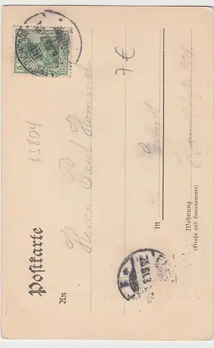 (100648) AK Friedrichroda, Partie im kühlen Tal, 1903