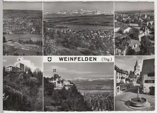 (14652) Foto AK Weinfelden, Mehrbildkarte, nach 1945