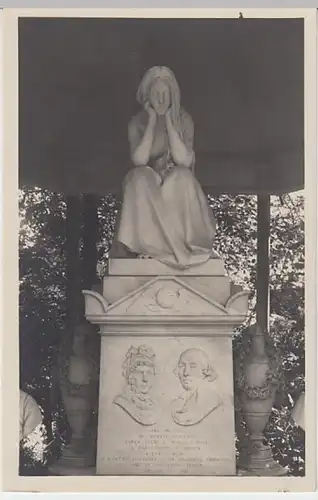 (30562) Foto AK Lugano, Parco Ciani, Skulptur "La Desolazione"