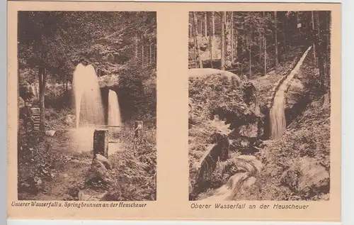 (88041) AK Heuscheuer, Góry Stolowe, Wasserfälle, vor 1945