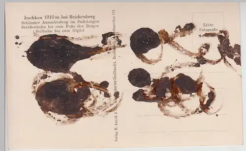 (113793) Foto AK Jeschken bei Reichenberg, Jested, Liberec 1938-45