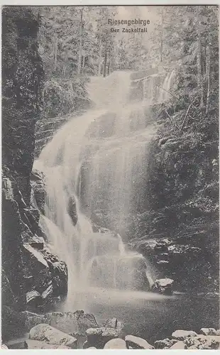 (110427) AK Zackelfall im Riesengebirge, Wodospad Kamienczyka 1920er