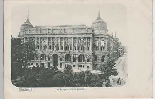 (74826) AK Stuttgart, Landesgewerbe-Museum, vor 1910