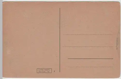 (68085) AK Stuttgart, Schillerdenkmal und Stiftskirche, vor 1945