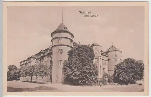 (50717) AK Stuttgart, Altes Schloß, vor 1945