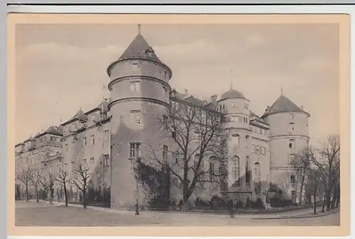 (30689) AK Stuttgart, Altes Schloss vor dem Brande, vor 1945