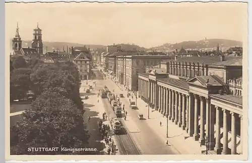 (24548) Foto AK Stuttgart, Königsstraße, Sonderstempel 1938