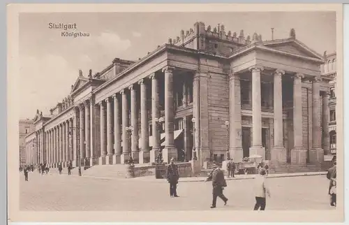 (109139) AK Stuttgart, Königsbau, vor 1945