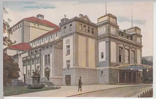 (108383) Künstler AK Stuttgart, Interim Theater, vor 1945