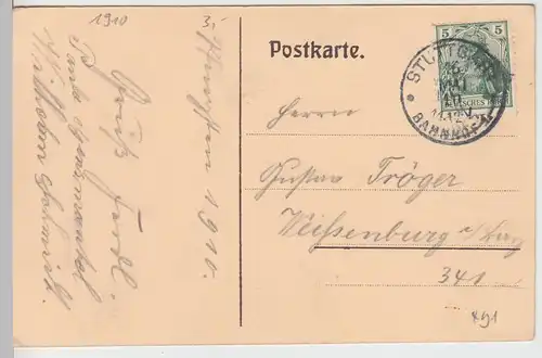 (107523) AK Stuttgart, Landgewerbe-Museum 1910