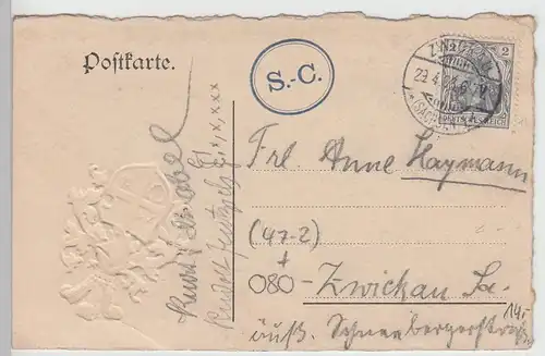 (105551) AK Studentika Zwickau i.S., Spiel- u. Fecht-Verein am Gymnasium, 1905