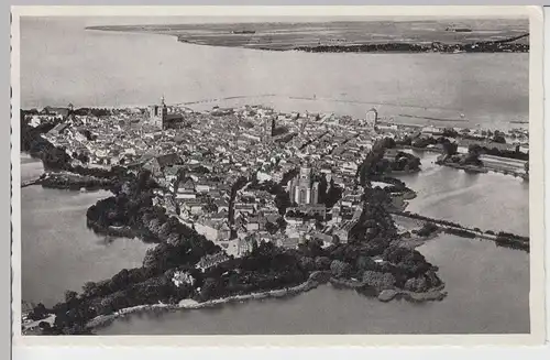 (103097) AK Stralsund, Luftbild 1933-45