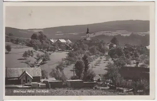 (4947) Foto AK Strallegg, Panorama 1943