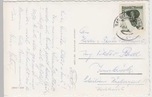 (49261) AK Bad Gleichenberg, Kurheim d. Pensionsversicherungsanstalt, 1957