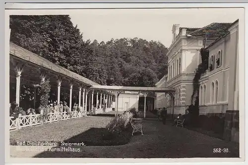 (35877) Foto AK Bad Gleichenberg, Wandelhalle u. Kurmittelhaus, 1934