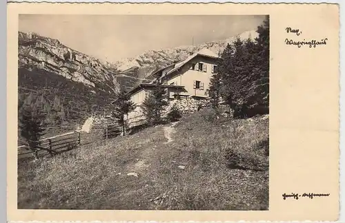 (32697) Foto AK Prein a.d. Rax, Waxriegelhaus, 1941
