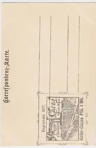 (25970) AK Ranftlmühle, Wasserfall, bis um 1905, Werbung f. Selbmanns Cacao