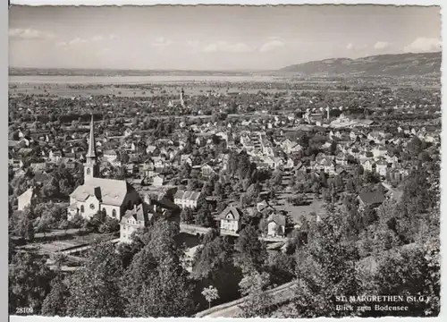 (14277) Foto AK St. Margrethen, Panorama 1960