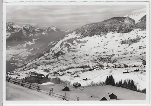 (13692) Foto AK Amden, Panorama, Durchschläge, nach 1945