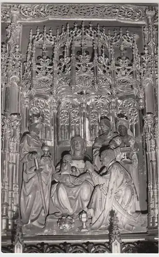 (53317) Foto AK Oviedo, Catedral, Detalle del Retablo, nach 1945