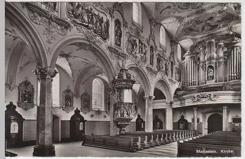 (53666) Foto AK Mariastein, Kirche, Inneres, 1948