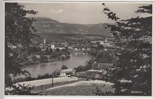 (13108) Foto AK Solothurn, Panorama, vor 1945