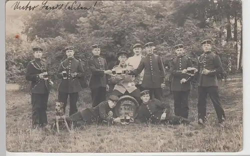 (90716) orig. Foto Eichsfelder Soldaten in Paderborn-Sennelager 1907