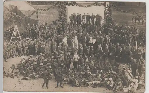 (83008) Foto AK 1.WK Soldaten, Regimentsfeier o.ä., 1914-18
