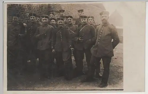 (81484) Foto AK 1.WK Soldaten, Gruppenfoto 1914-18