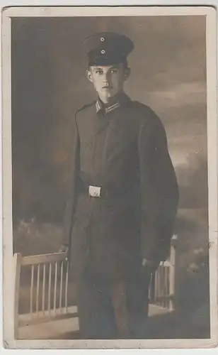 (68977) orig. Foto Porträt Soldat 1.WK, 1914-18