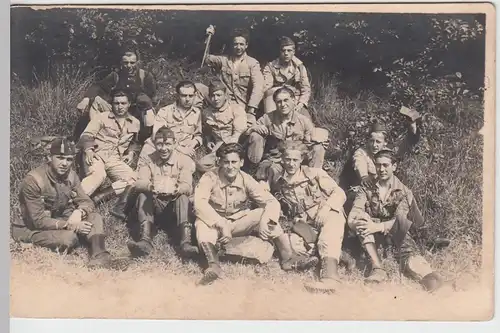 (58625) orig. Foto Gruppe von Soldaten? Nationalität? 1910/20er