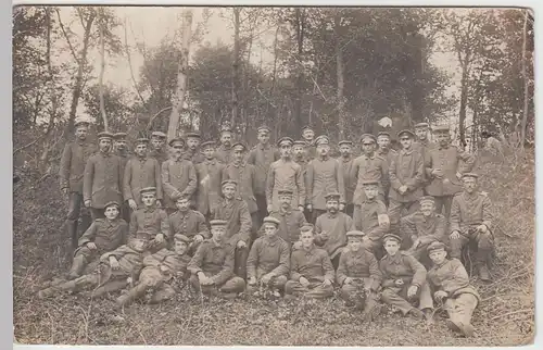 (51198) Foto AK 1.WK Soldaten-Gruppe im Wald, 1914-18
