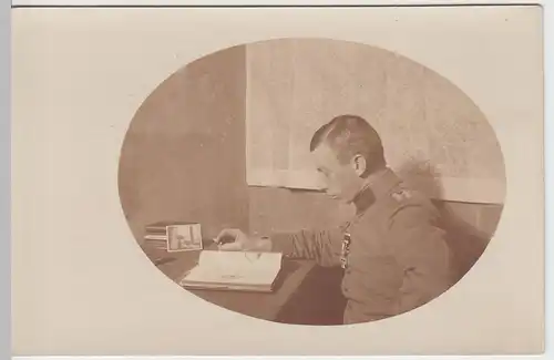 (50009) Foto AK 1.WK Soldat Curt Reinhard in Allamont 1916
