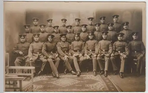 (37430) Foto AK Soldaten Gruppenfoto Passau 1911