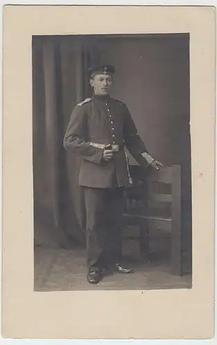 (35785) orig. Foto 1.WK Soldat Kabinettfoto 1914-18