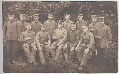 (35780) orig. Foto 1.WK Soldaten-Gruppenfoto, 1917