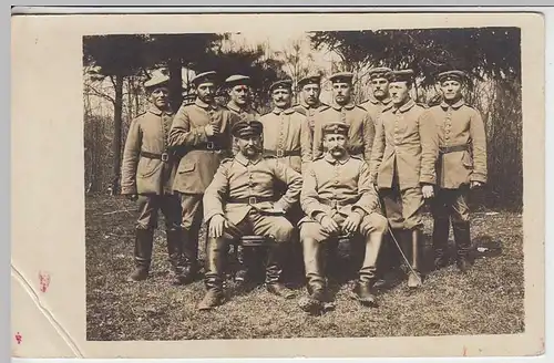 (35764) orig. Foto 1.WK Soldaten Gruppenfoto, 1914-18
