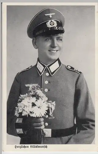 (112051) AK Militaria, Offizier, Wehrmacht 1933-45