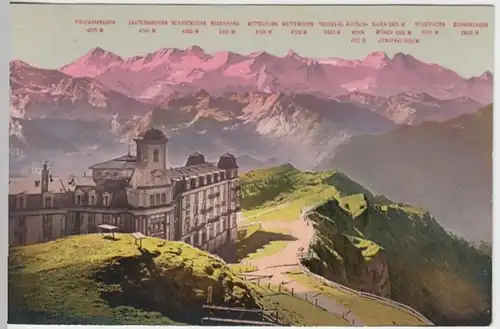 (8017) AK Rigi-Kulm, Berner Alpen, vor 1945
