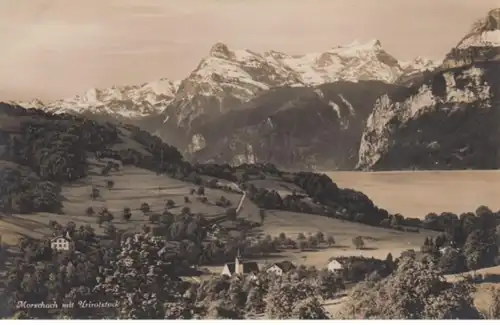 (766) Foto AK Morschach, Panorama, Uri Rotstock