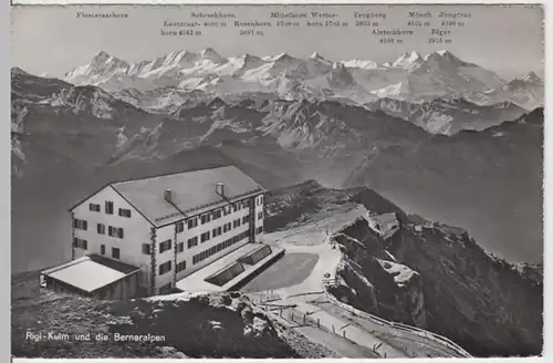 (14744) Foto AK Rigi-Kulm, Berner Alpen, nach 1945