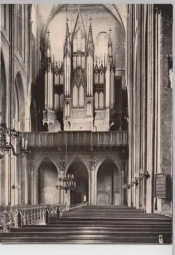 (86547) Foto AK Schwerin, Orgel im Dom 1967