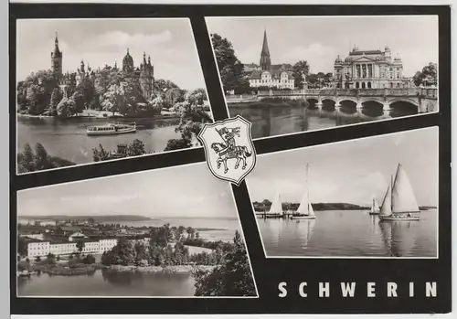 (75357) Foto AK Schwerin, Mehrbildkarte 1969