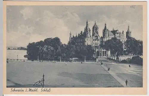 (7011) AK Schwerin, Meck.-Vor., Schloss, vor 1945