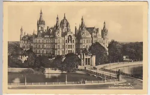 (20309) Foto AK Schwerin, Meckl., Schloss, vor 1945