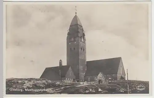 (30092) Foto AK Göteborg, Masthuggskyrkan, 1930