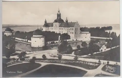 (15968) Foto AK Vadstena, Schloss, vor 1945