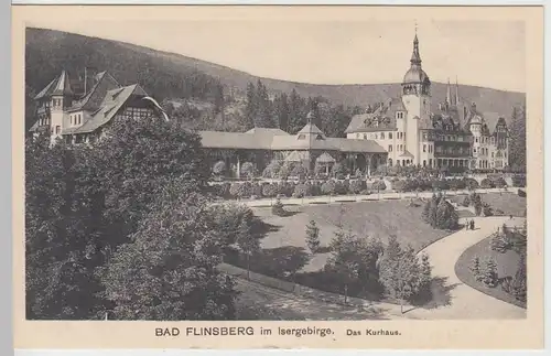 (93618) AK Bad Flinsberg, Swieradów-Zdrój, Kurhaus, 1925