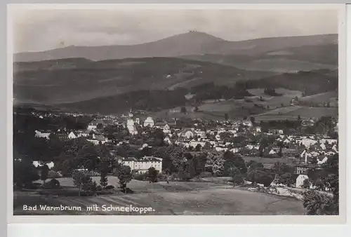 (89421) Foto AK Bad Warmbrunn, Cieplice Slaskie-Zdrój, Totale, vor 1945